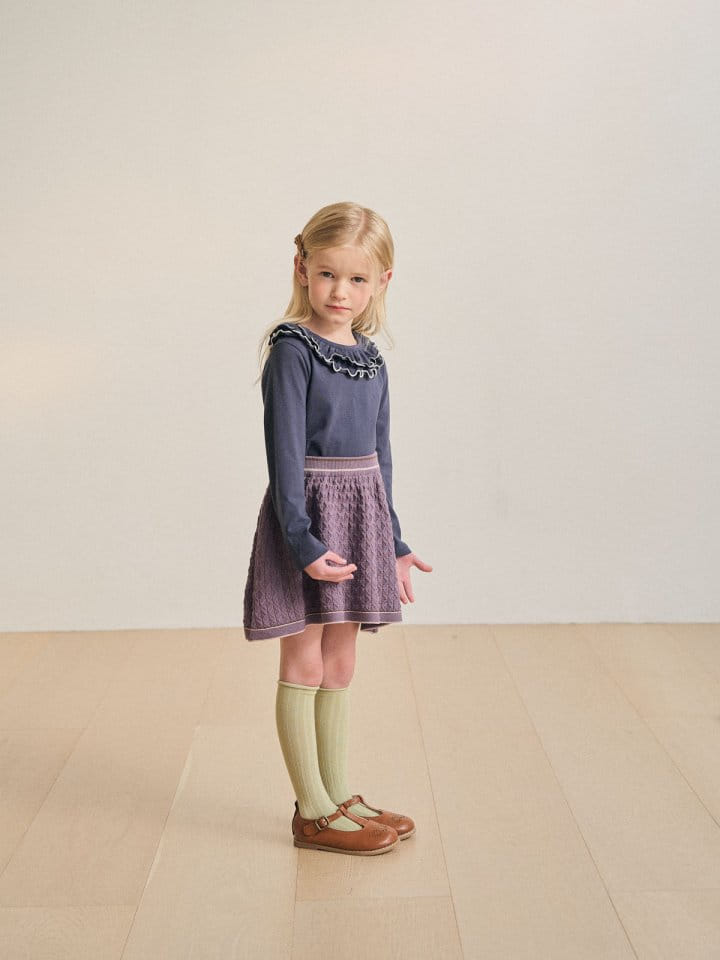 A-Market - Korean Children Fashion - #minifashionista - Berry Skirt - 4