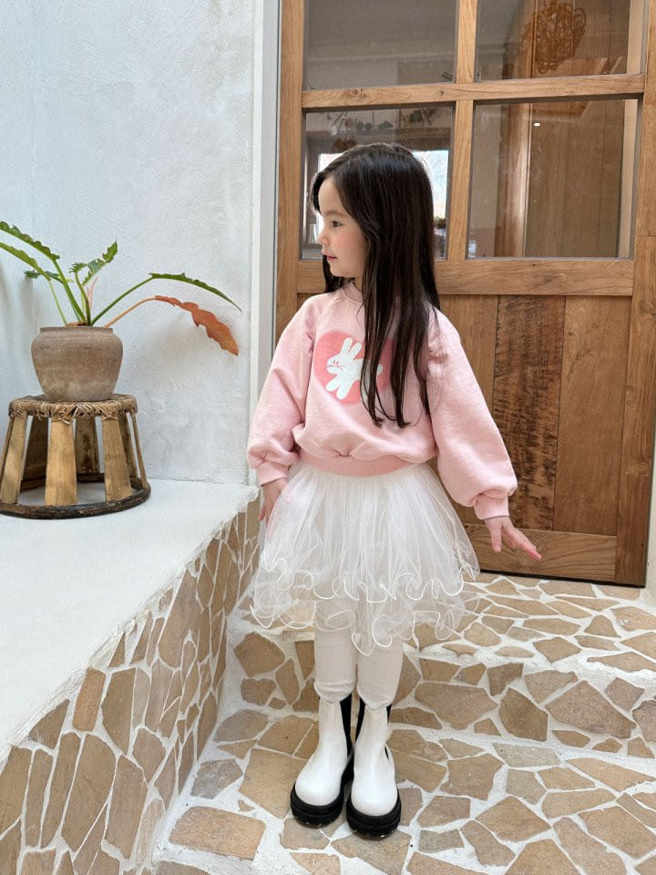 A-Market - Korean Children Fashion - #prettylittlegirls - Rabbit Shirring Sweatshirt - 7
