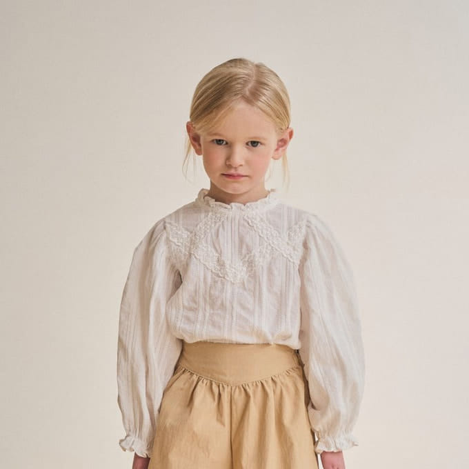 A-Market - Korean Children Fashion - #stylishchildhood - Saffron Blouse