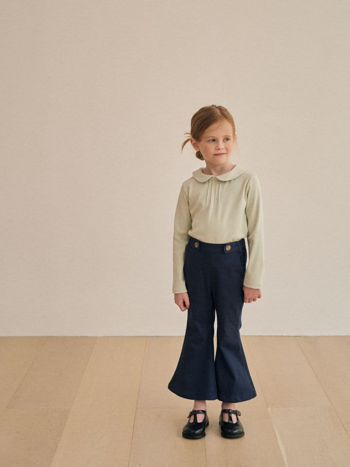 A-Market - Korean Children Fashion - #prettylittlegirls - Button Span Boots Cut  - 4