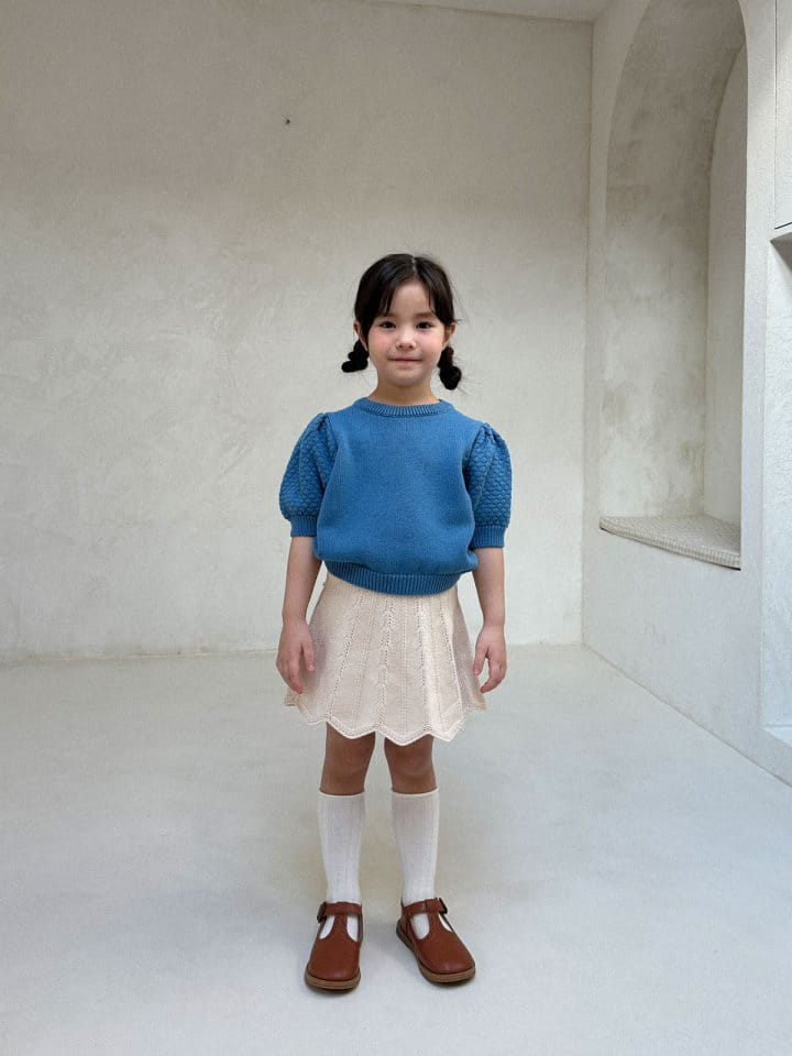 A-Market - Korean Children Fashion - #toddlerclothing - Wave Knit Skirt - 11