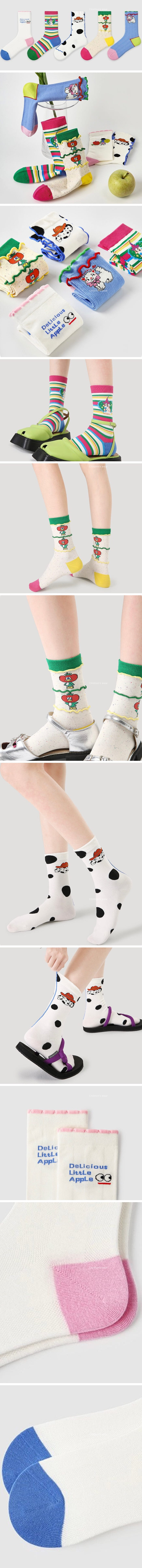 A.JAYE - Korean Children Fashion - #childofig - 8600 Bud Socks - 2