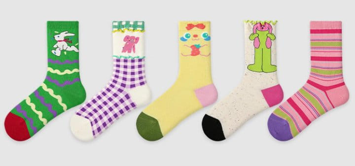 A.JAYE - Korean Children Fashion - #childofig - 8601 Rabbit Socks
