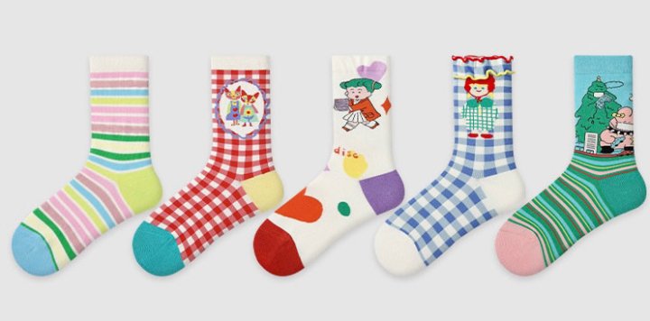 A.JAYE - Korean Children Fashion - #childrensboutique - 8602 Disco Socks