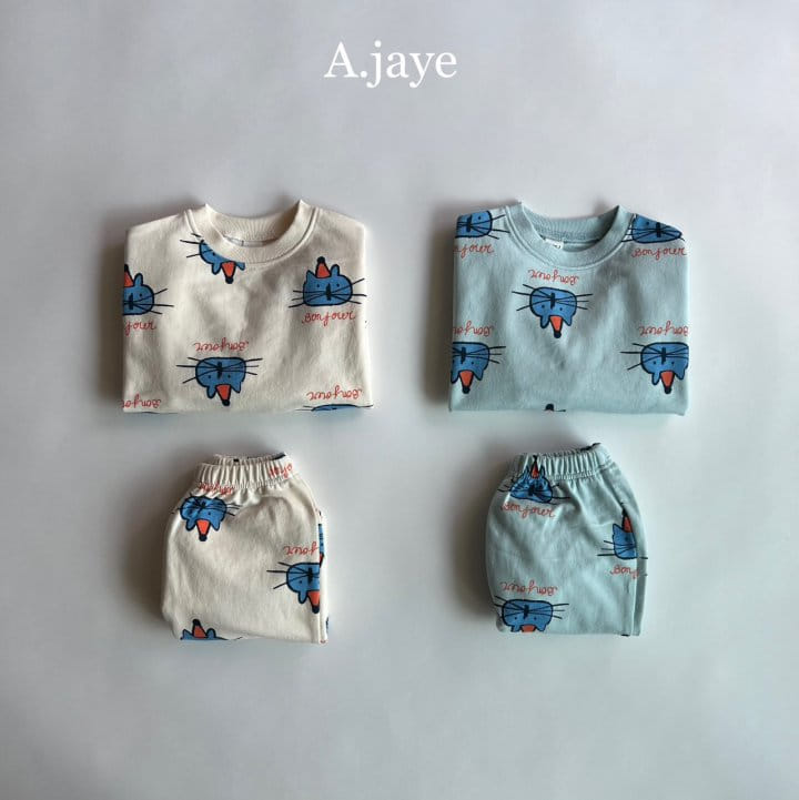 A.JAYE - Korean Children Fashion - #kidsshorts - Animal Top Bottom Set