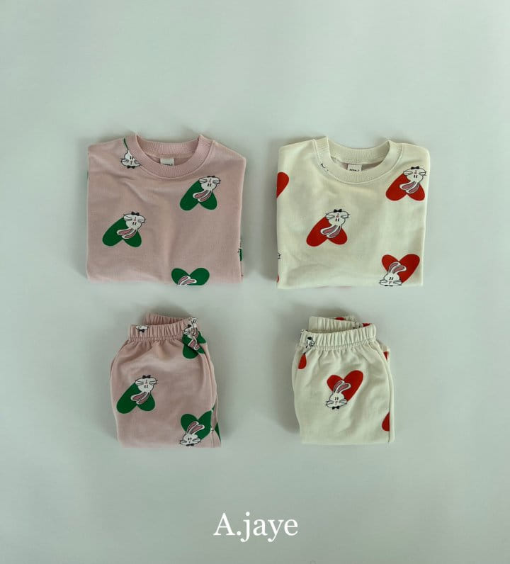A.JAYE - Korean Children Fashion - #littlefashionista - Rabbit Top Bottom Set