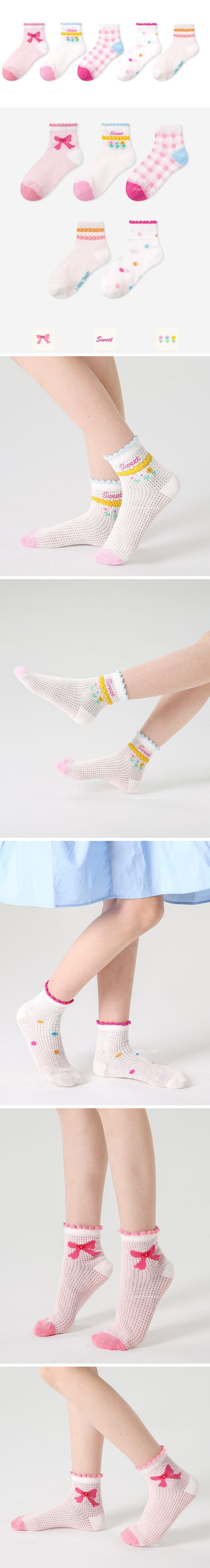 A.JAYE - Korean Children Fashion - #magicofchildhood - 709 Ribony Socks - 2