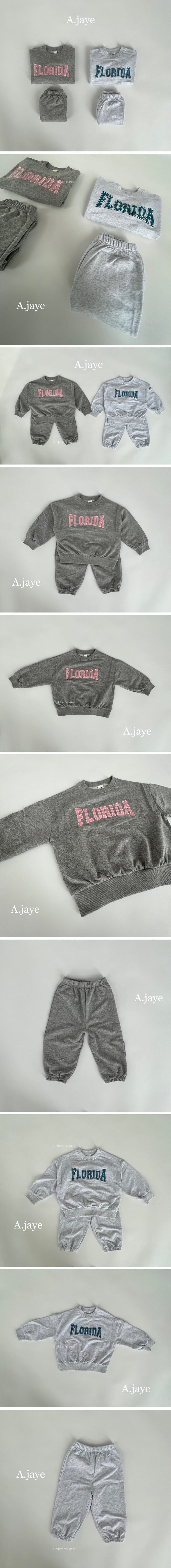 A.JAYE - Korean Children Fashion - #minifashionista - Florida Top Bottom Set - 2