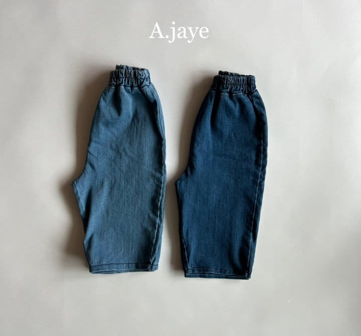 A.JAYE - Korean Children Fashion - #stylishchildhood - Wide Denim Pants