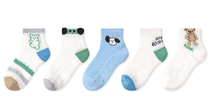 A.JAYE - Korean Children Fashion - #toddlerclothing - 714 Puppy Socks