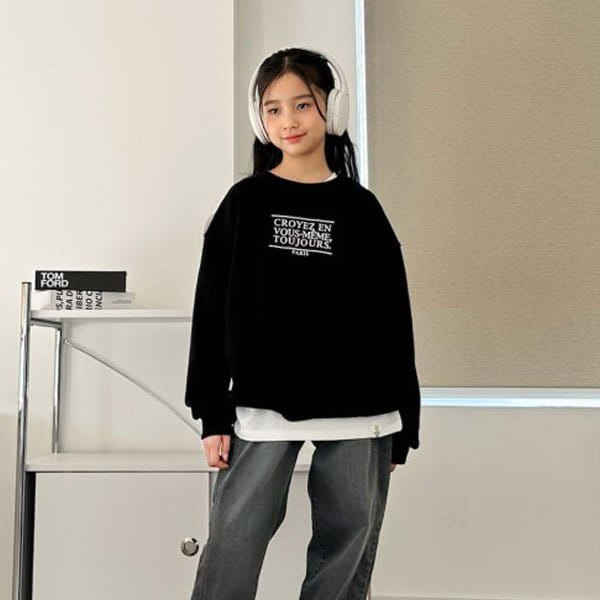 Able# - Korean Children Fashion - #childrensboutique - French Embroidery Sweatshirt