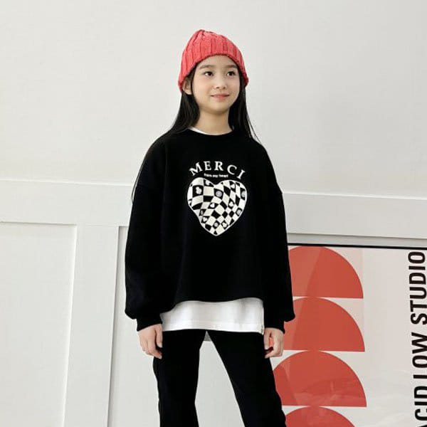 Able# - Korean Children Fashion - #kidsstore - Mercy Heart Tee