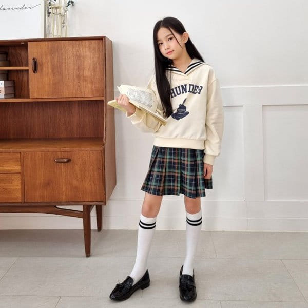 Able# - Korean Children Fashion - #minifashionista - Check Wrinkle Skirt
