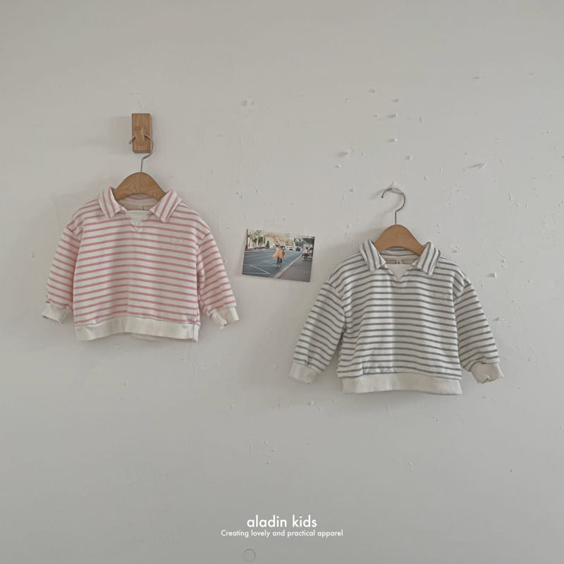 Aladin - Korean Children Fashion - #kidzfashiontrend - Heart Logo Sweat Shirt - 4