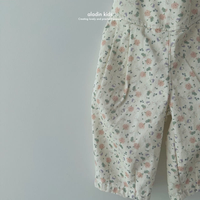 Aladin - Korean Children Fashion - #childofig - V Wrinkle Overalls - 3