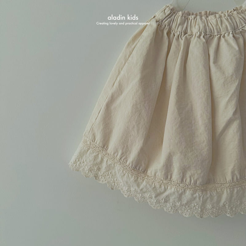 Aladin - Korean Children Fashion - #childrensboutique - Spring  Lace Skirt - 5