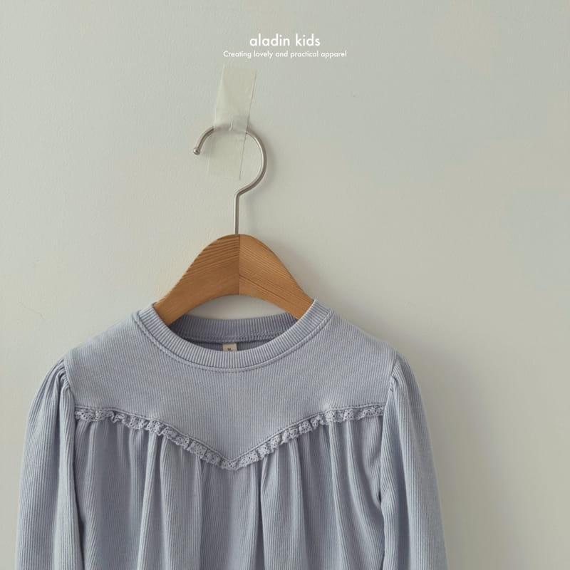 Aladin - Korean Children Fashion - #designkidswear - Shirring Yoke Tee - 3