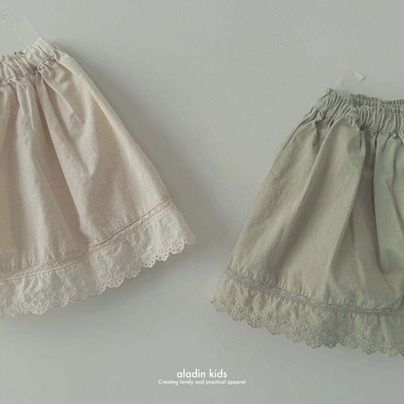 Aladin - Korean Children Fashion - #designkidswear - Spring  Lace Skirt - 6