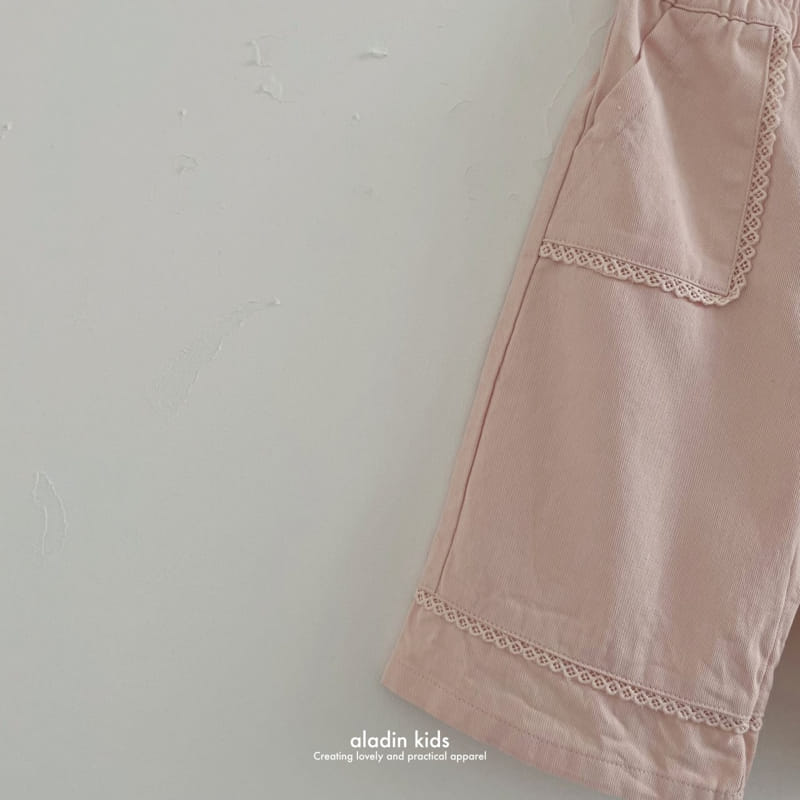 Aladin - Korean Children Fashion - #childrensboutique - Smoothie Lace Pants - 4