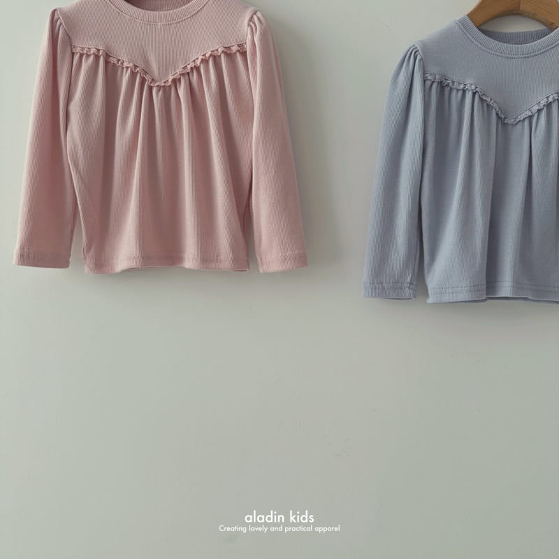 Aladin - Korean Children Fashion - #designkidswear - Shirring Yoke Tee - 4