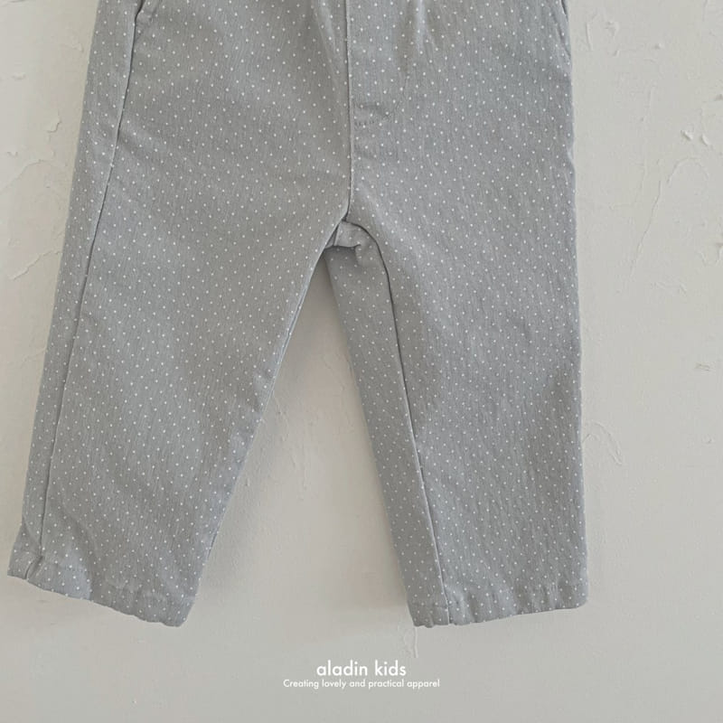 Aladin - Korean Children Fashion - #kidsstore - Mini Dot Slim Pants - 5