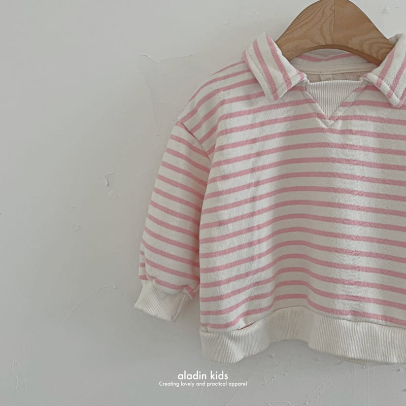 Aladin - Korean Children Fashion - #littlefashionista - Heart Logo Sweat Shirt - 5