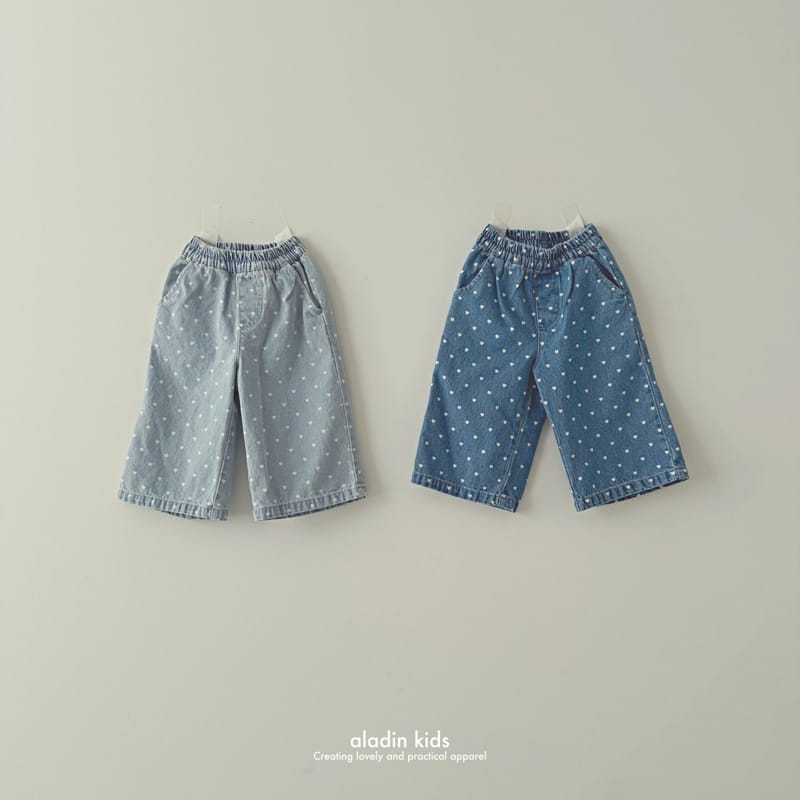 Aladin - Korean Children Fashion - #magicofchildhood - Heart Straight Pants