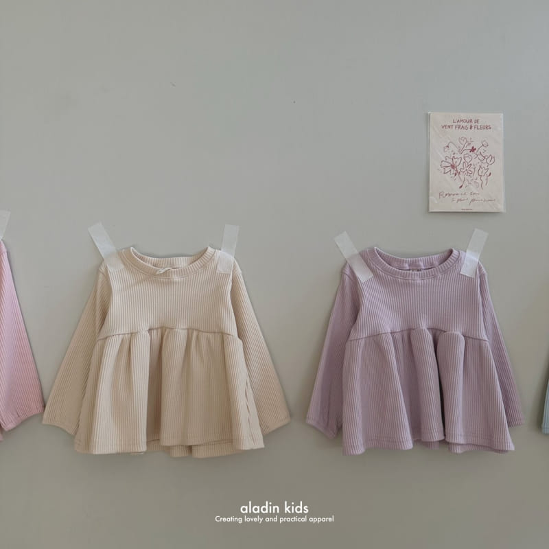 Aladin - Korean Children Fashion - #prettylittlegirls - Rib Blouse - 10