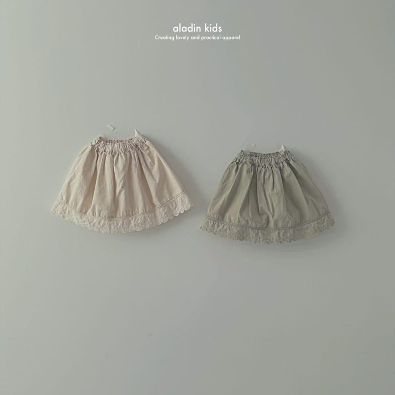 Aladin - Korean Children Fashion - #stylishchildhood - Spring  Lace Skirt - 3
