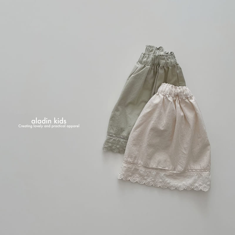 Aladin - Korean Children Fashion - #todddlerfashion - Spring  Lace Skirt