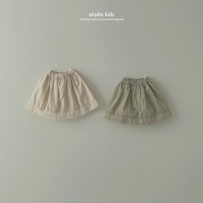 Aladin - Korean Children Fashion - #toddlerclothing - Spring  Lace Skirt - 2