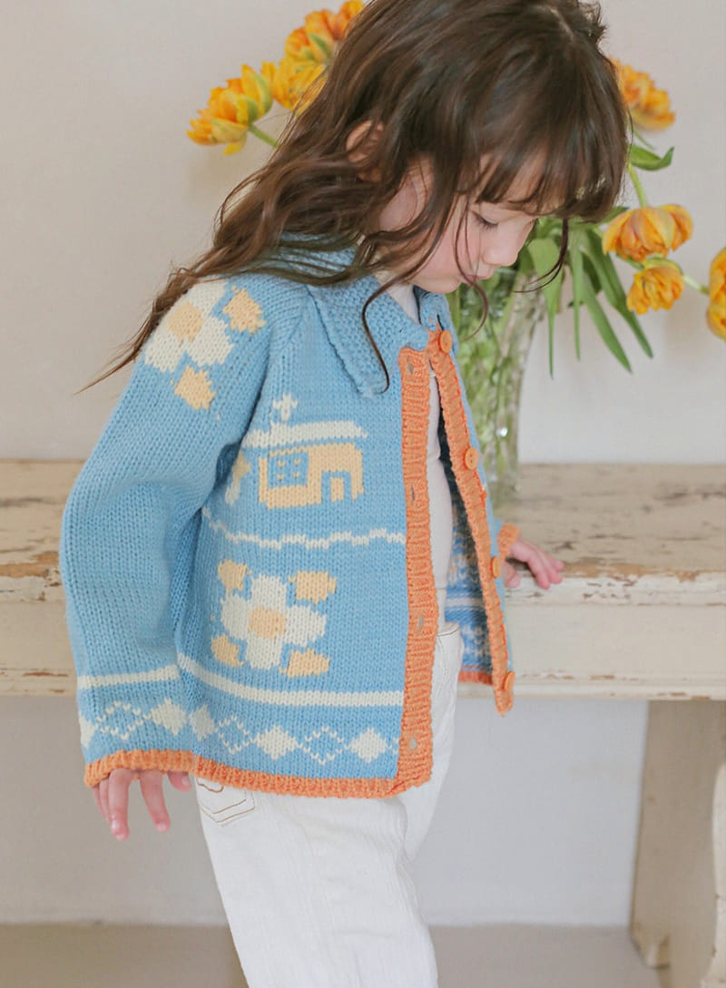 Amber - Korean Children Fashion - #childofig - Cottage Knit Cardigan - 3
