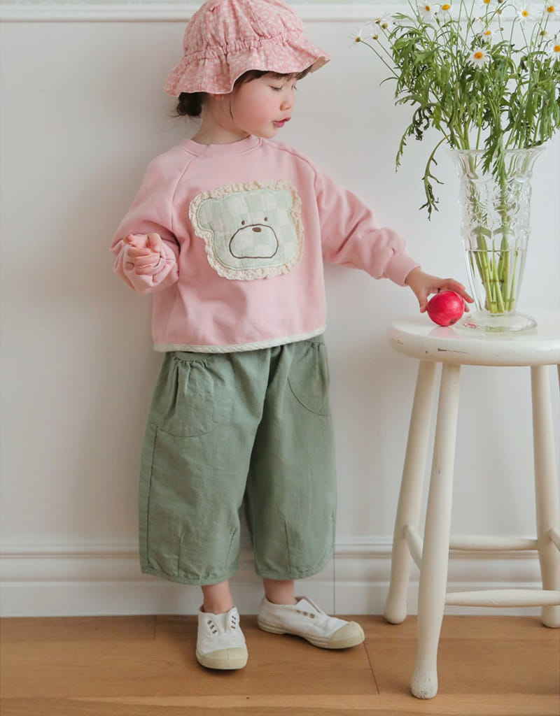 Amber - Korean Children Fashion - #designkidswear - Bear Sweat Shirt - 3