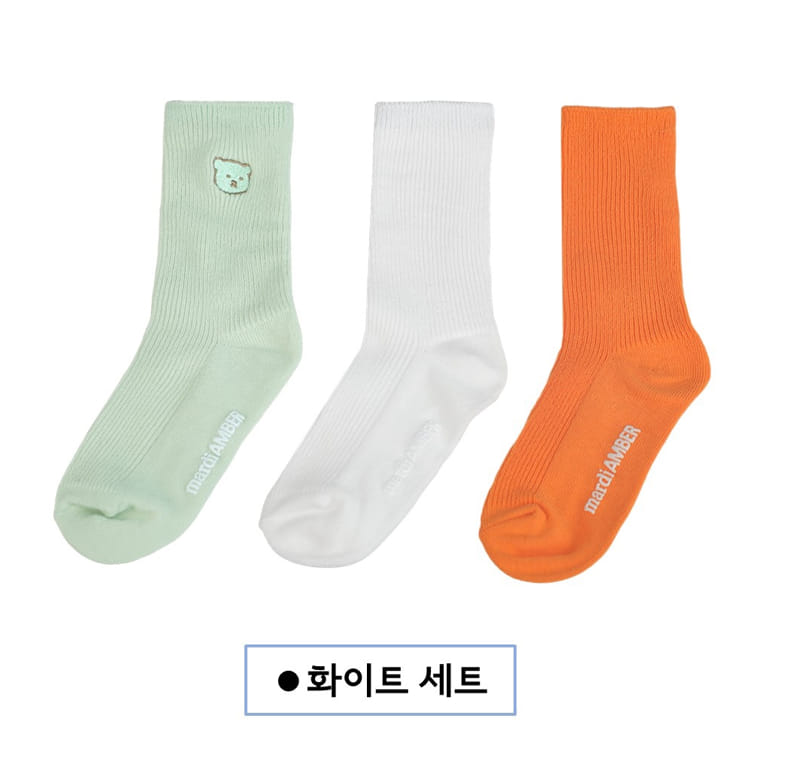 Amber - Korean Children Fashion - #littlefashionista - Daily Socks Set - 6