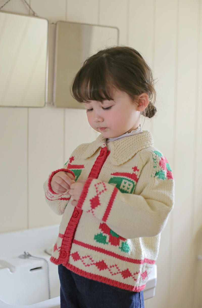 Amber - Korean Children Fashion - #stylishchildhood - Cottage Knit Cardigan - 2