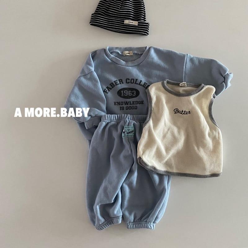 Amore - Korean Baby Fashion - #babyboutiqueclothing - Waffle Vest - 5