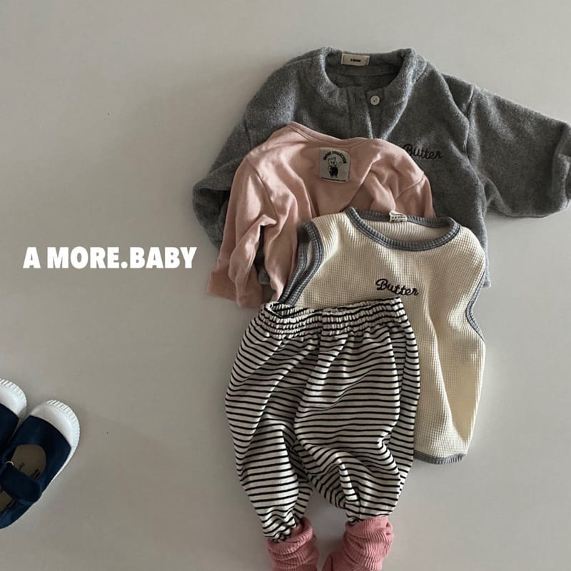 Amore - Korean Baby Fashion - #babyclothing - Waffle Vest - 6
