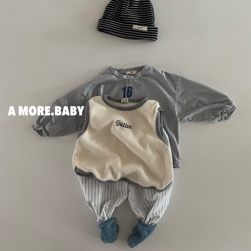 Amore - Korean Baby Fashion - #babyfever - Waffle Vest - 8