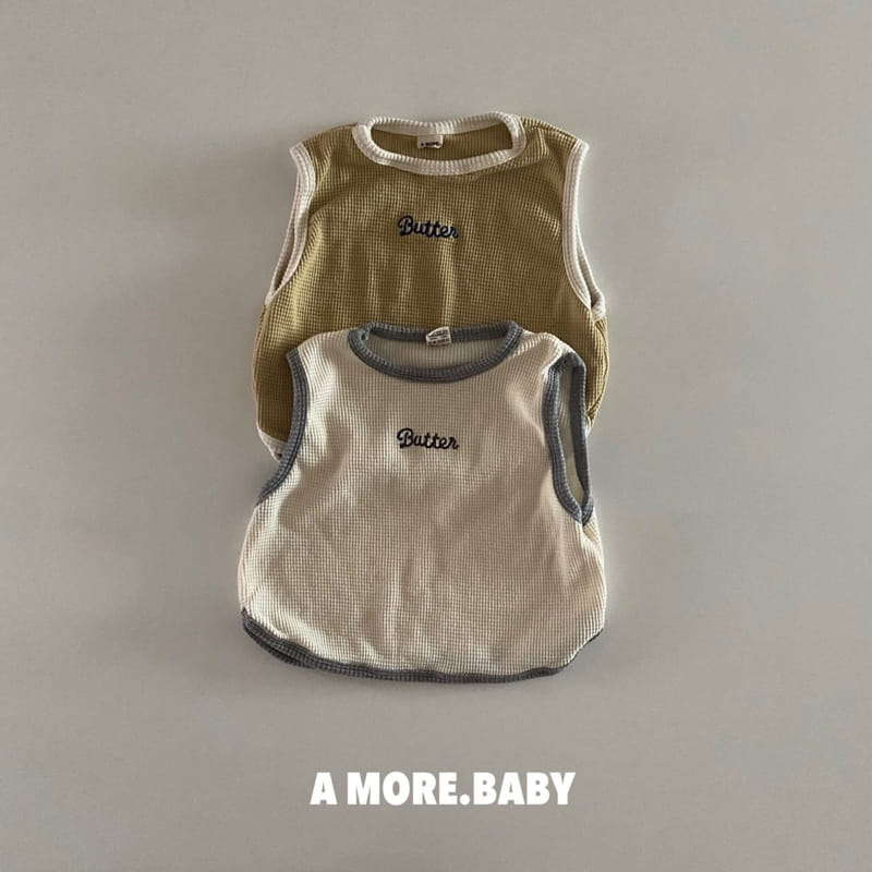 Amore - Korean Baby Fashion - #onlinebabyboutique - Waffle Vest