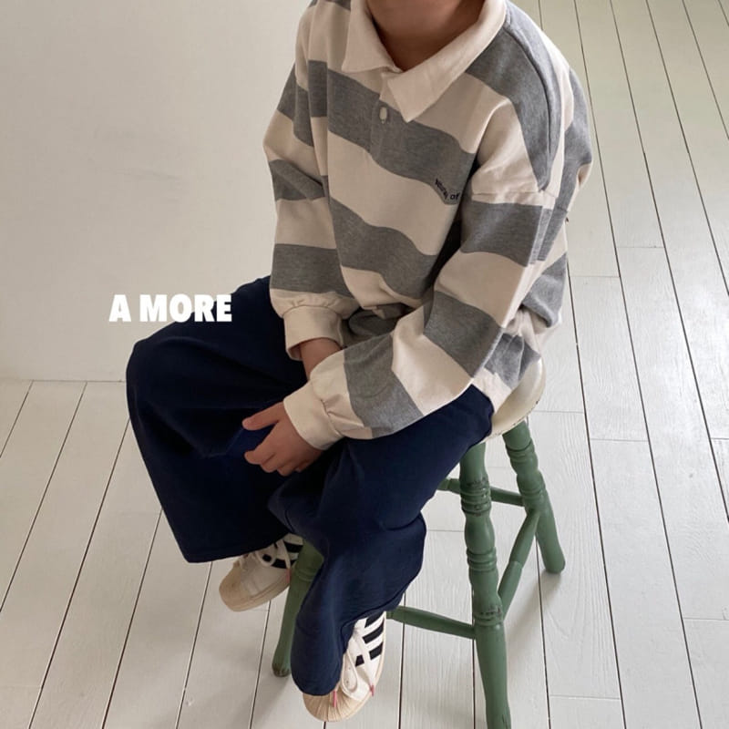 Amore - Korean Children Fashion - #childofig - Weekeng Collar Tee - 3