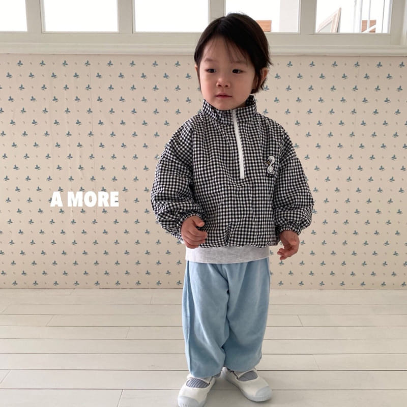 Amore - Korean Children Fashion - #childofig - Duck Check Anorak - 2