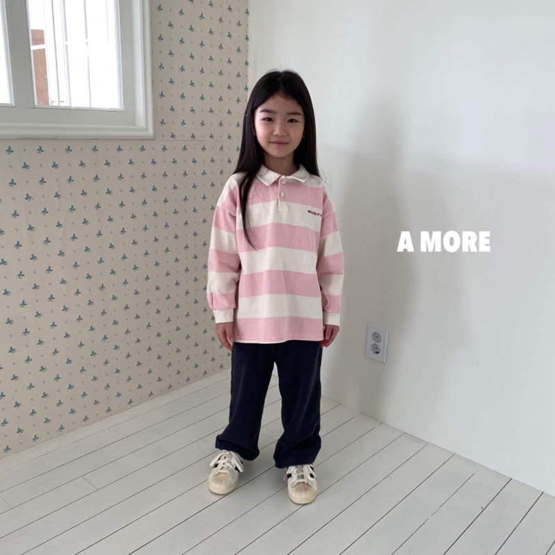 Amore - Korean Children Fashion - #childofig - Weekeng Collar Tee - 4
