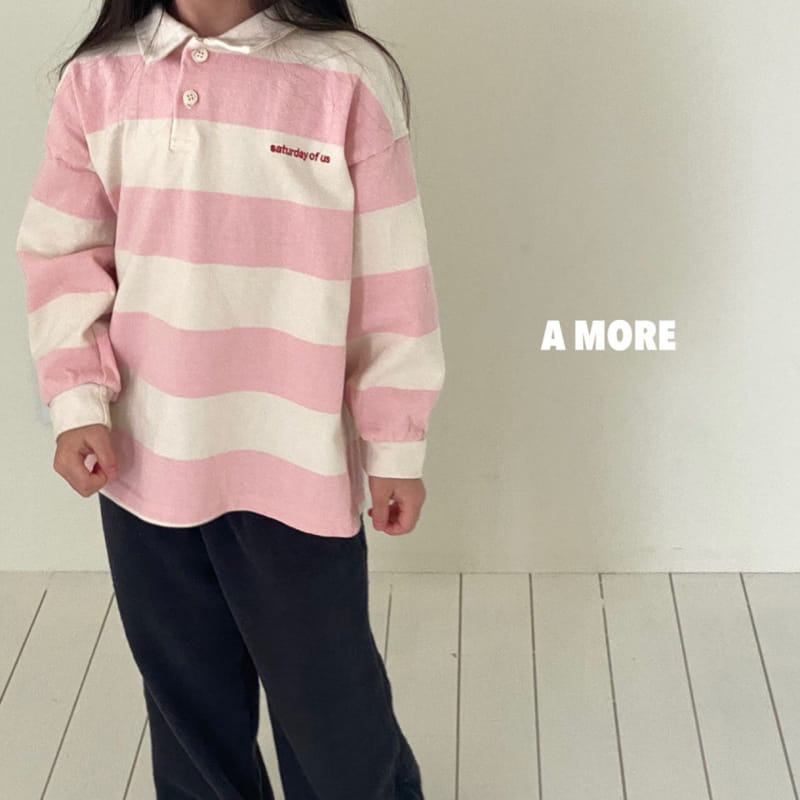 Amore - Korean Children Fashion - #designkidswear - Weekeng Collar Tee - 5