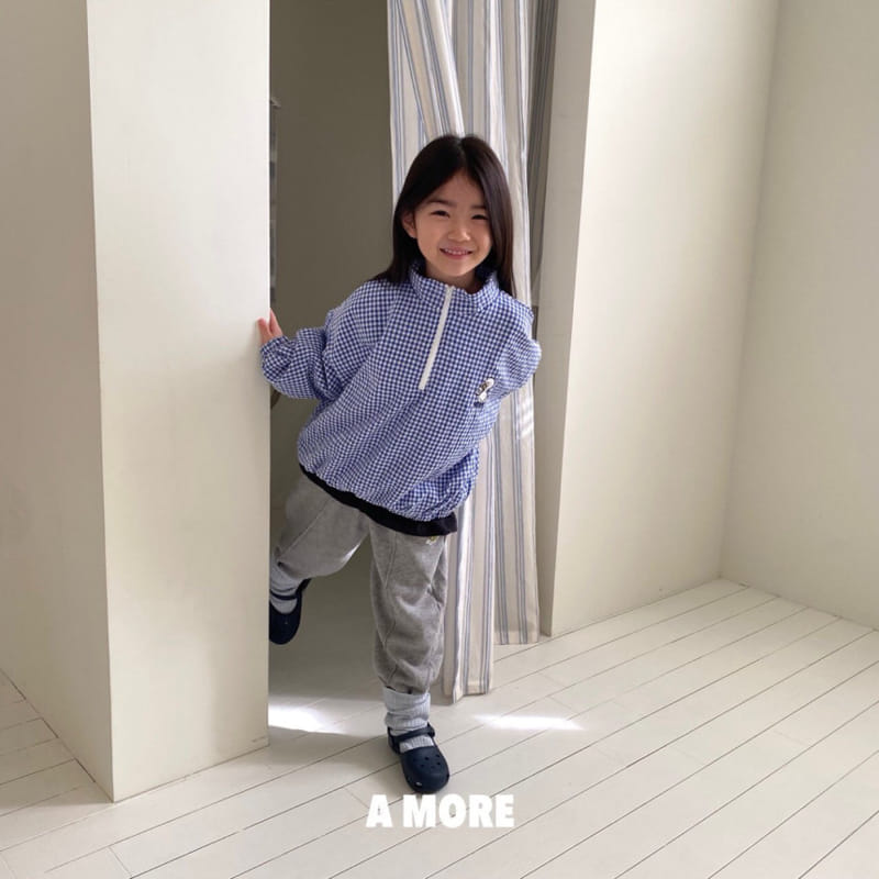 Amore - Korean Children Fashion - #designkidswear - Duck Check Anorak - 5