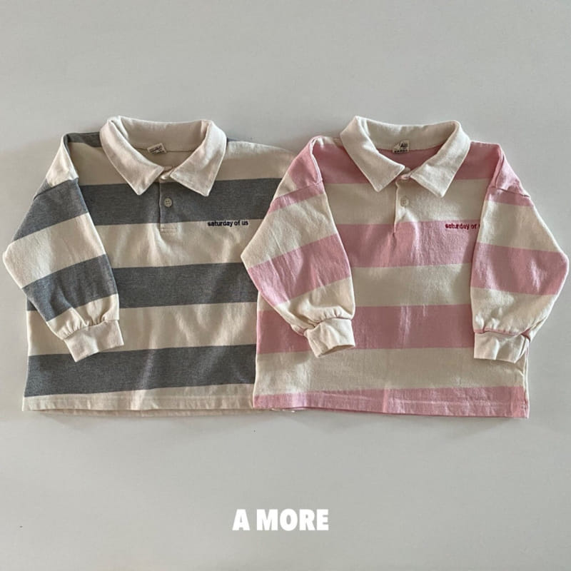 Amore - Korean Children Fashion - #toddlerclothing - Weekeng Collar Tee
