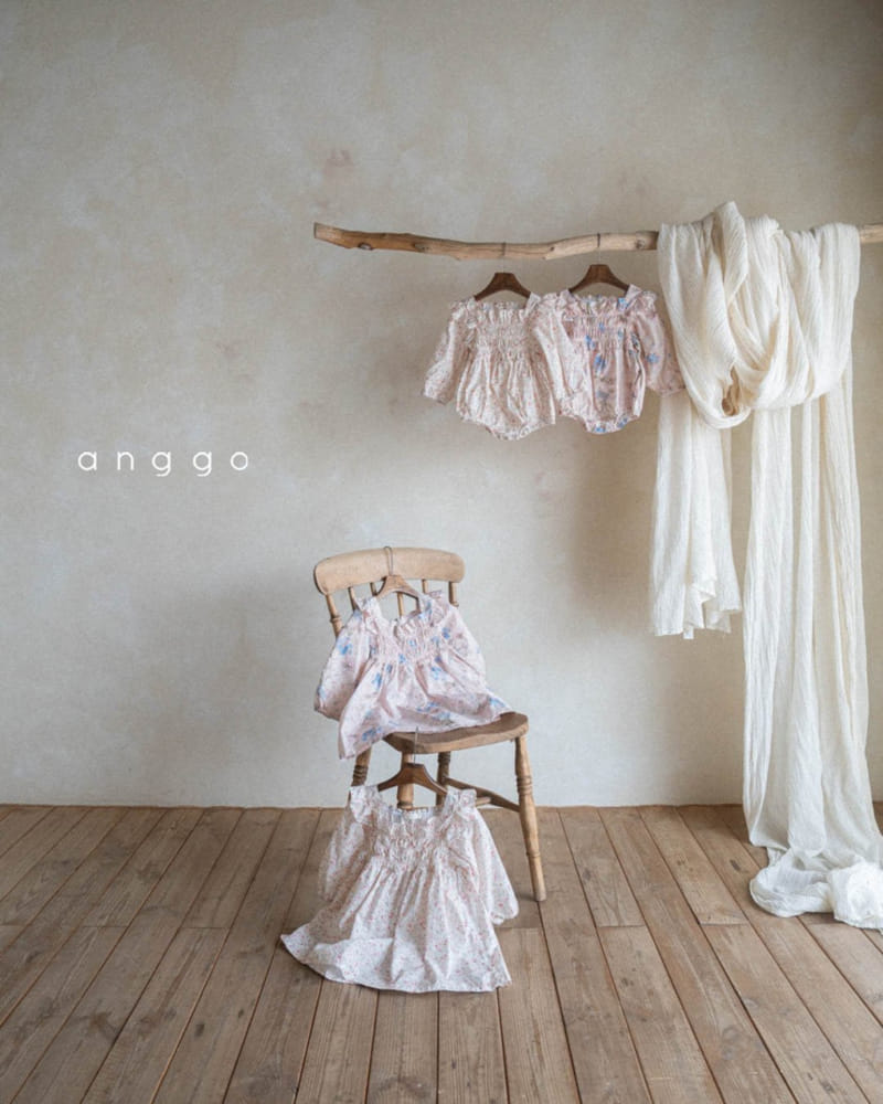 Anggo - Korean Baby Fashion - #babygirlfashion - Watercolor Romper - 2