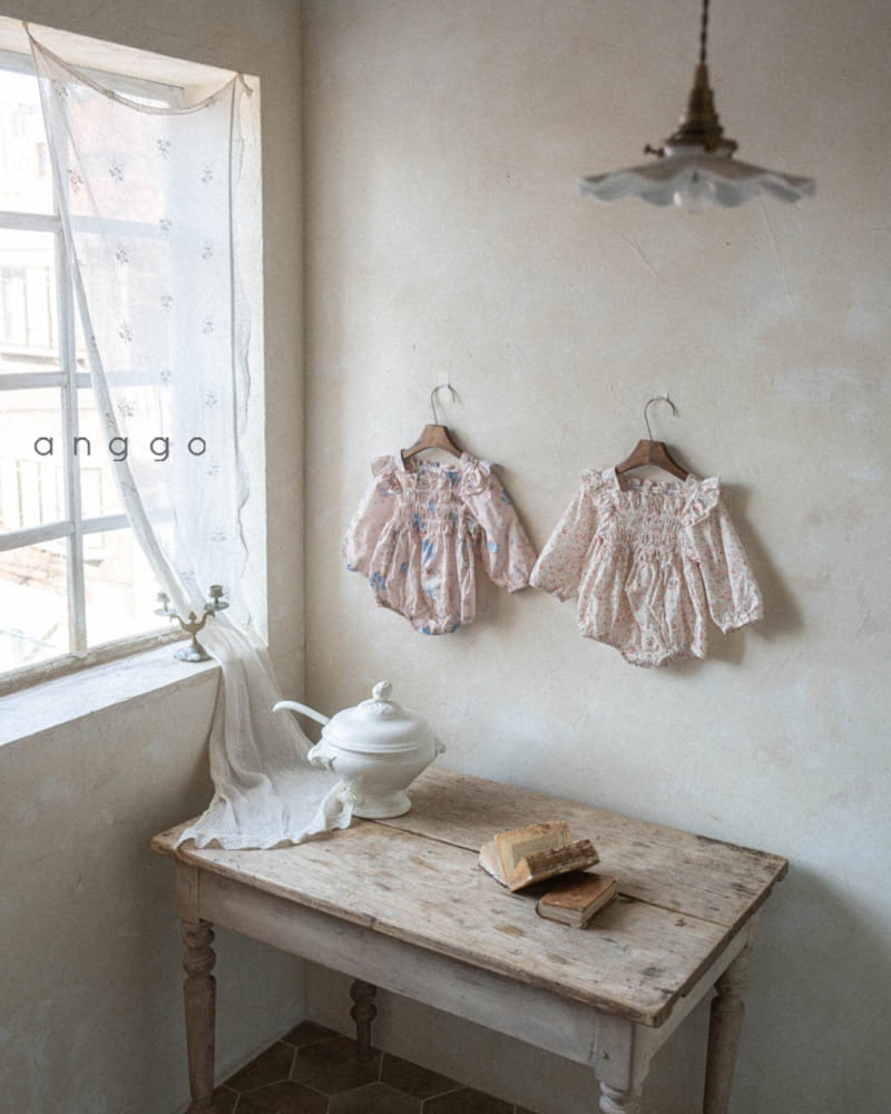 Anggo - Korean Baby Fashion - #babyootd - Watercolor Romper - 5