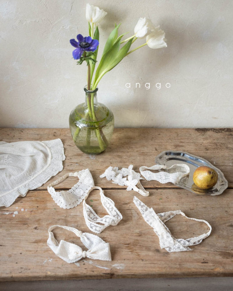 Anggo - Korean Baby Fashion - #babyoninstagram - Lace Hair Band - 4