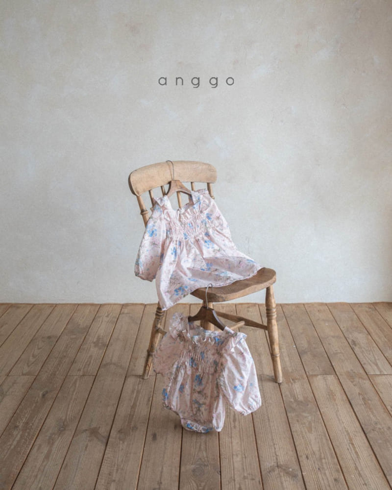 Anggo - Korean Baby Fashion - #babyoutfit - Watercolor Romper - 6