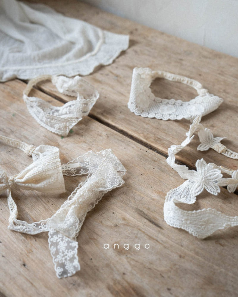 Anggo - Korean Baby Fashion - #babyoutfit - Lace Hair Band - 6